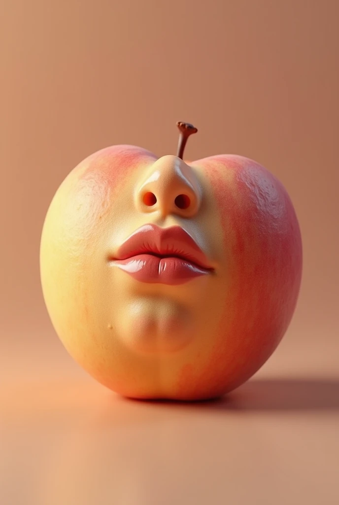 Lisa Ray's surrealism, an apple with its tongue sticking out on a woman's ass!