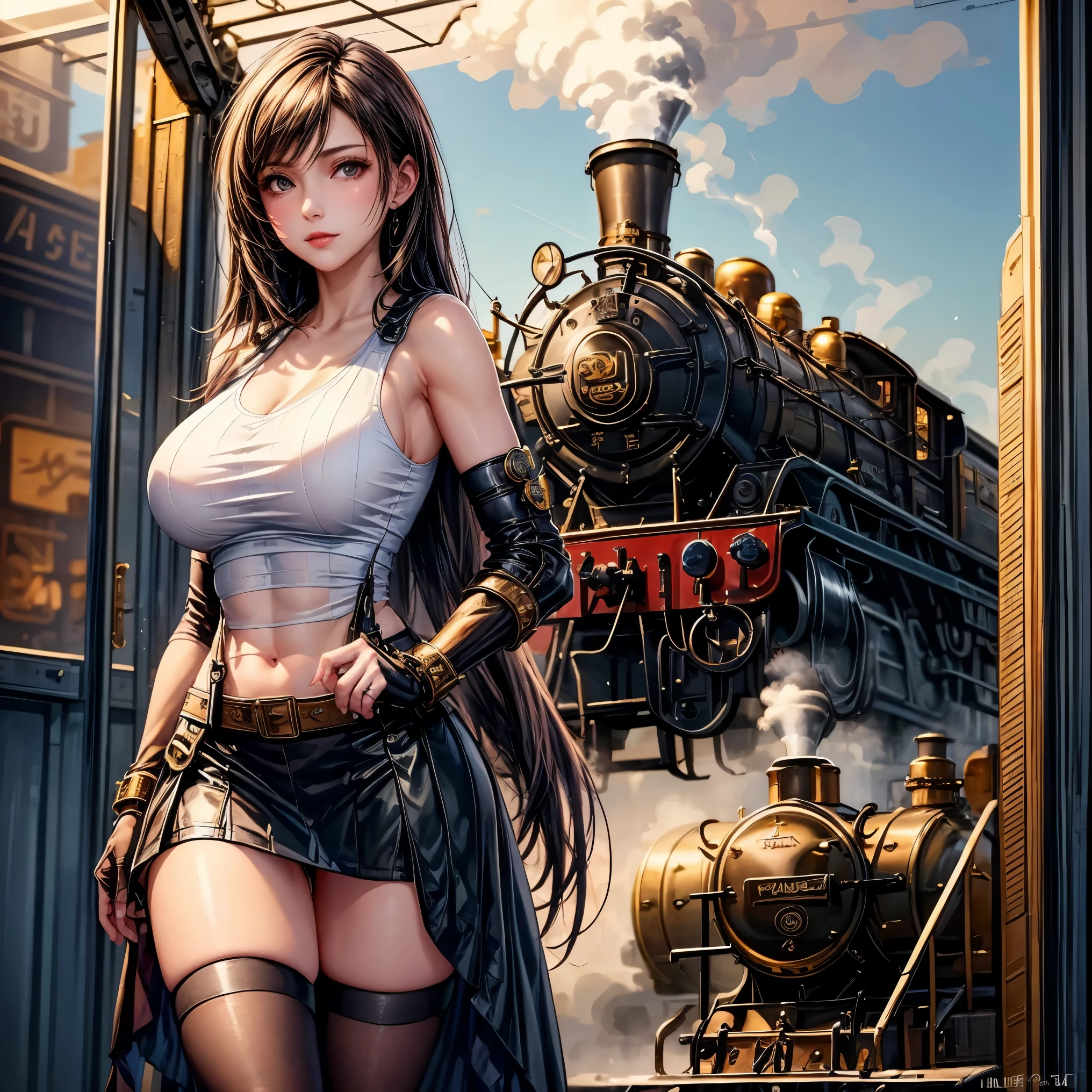 Naked,gigantic cleavage breasts,femele