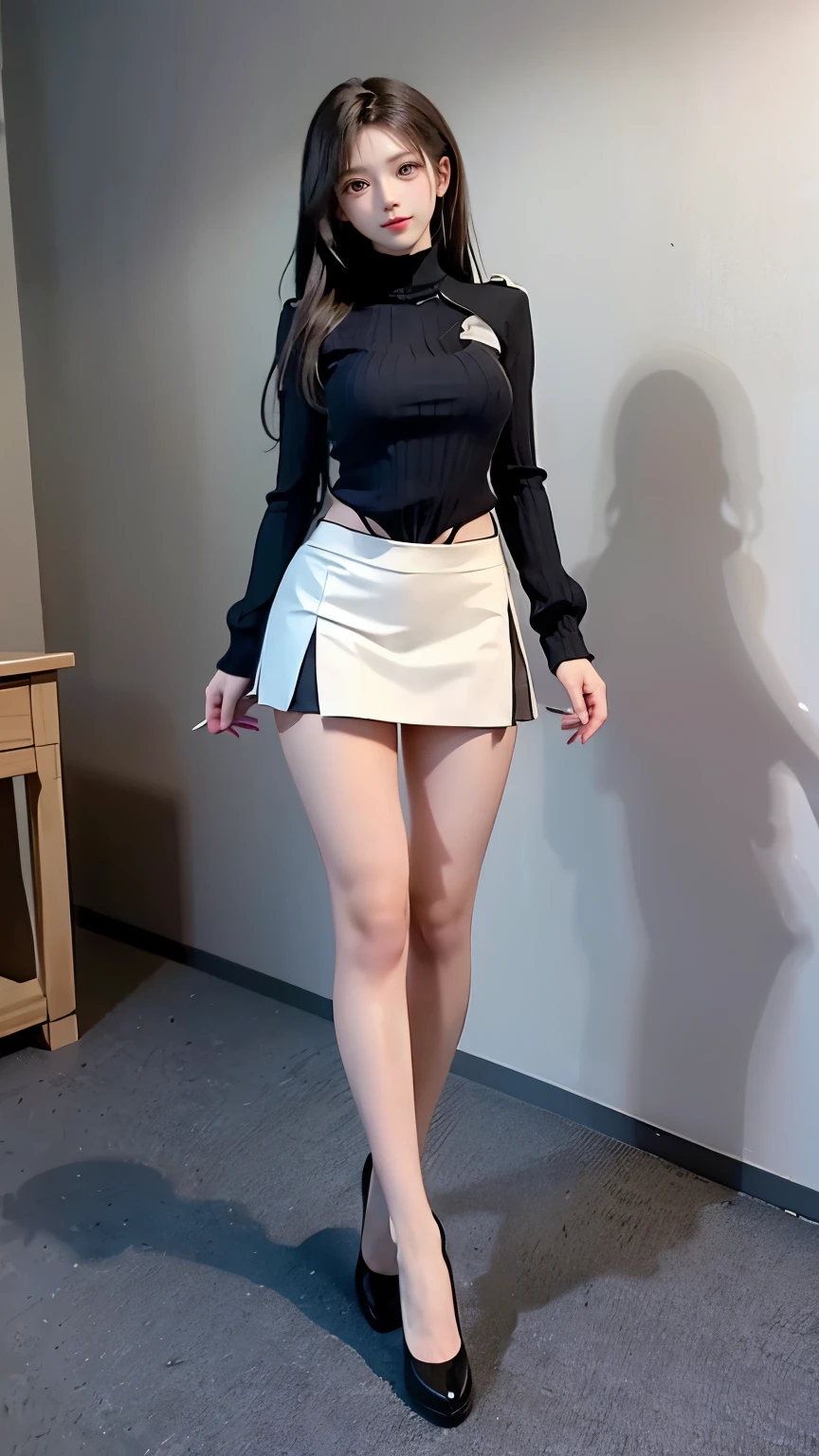 high qulity,Best quality at best,tmasterpiece,8K,Hyper Real,absurderes,Vibrator in panties,1girll,office room,blond hairbl,buisness suit,Pen holder skirt,Stand with your legs outstretched:1.1,Blushlush,pony tails,Wet panties,sitted,wetfloor,Separate clothes left and right,Expose the entire breast,Lift up your skirt