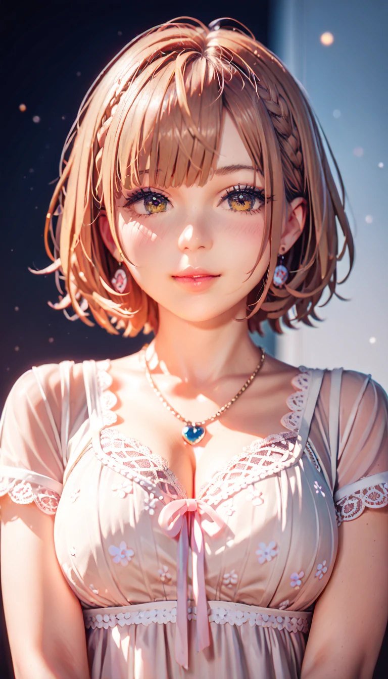 the same,
One Woman,

Golden Hair,
(Short Hair.05),Ashime,straight,

((Flower Hair Ornaments)),Purple Necklace,

Natural skin texture,Big ,Narrow waist,
Pink Lipstick,

kimono,Hydrangea pattern,

city,sunset,Outdoor,

Slightly larger breasts,expression(Puzzled),Resolute attitude,
Closed Mouth,blush,True Face,upright posture,Squint your eyes,

Natural depiction,
Beautiful depiction,
Shiny eyes,
Healthy Body,
Natural hairstyle,
Natural body contours,
Natural facial contours,
(Five fingers)A clear depiction of,Symmetrical fingers,
Two arms,Two legs,
Sharp eyelid depiction,
Keep the subject in the center,Expand the upper body,
Beautiful image quality,
Delicate shades,
4K,Very detailed,
Delicate light adjustment,
Delicate contour drawing,