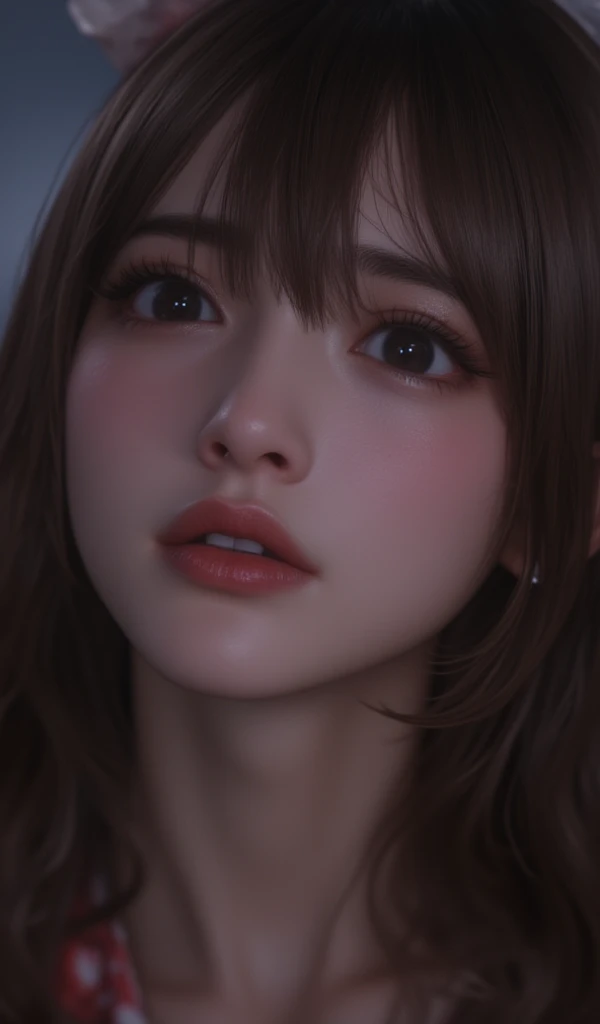Gqnzer face from crystal ball mix pixai version everything else is the same only that you see a whole girl person is different/enlarge and remake image
