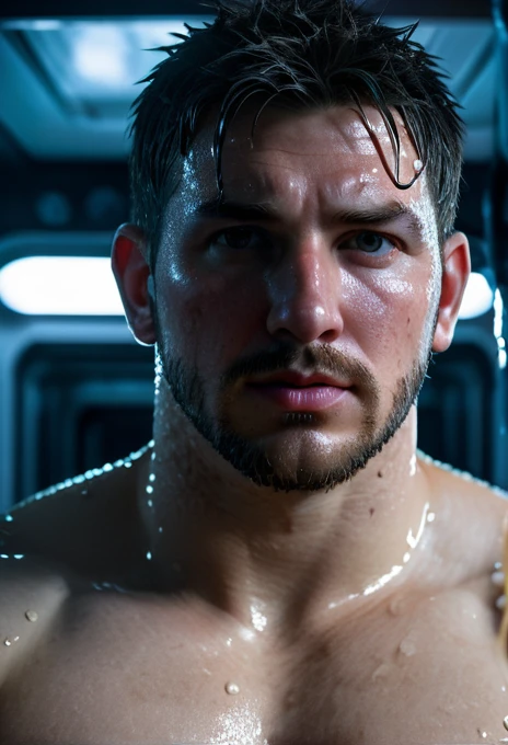 a young blonde guy, 20 years old, blue eyes, shirtless, twink, wearing just a small white towel, sperm coming out of her mouth, horny, sitting in the gym locker room, cinematic lighting, cinematic angle, best quality, masterpiece, perfect anatomy, highres, ultra-detailed, 8k, detail, unique, aesthetics, HDR, Photorealistic, Hyperrealistic, Hyperdetailed, analog style, soft lighting, subsurface scattering