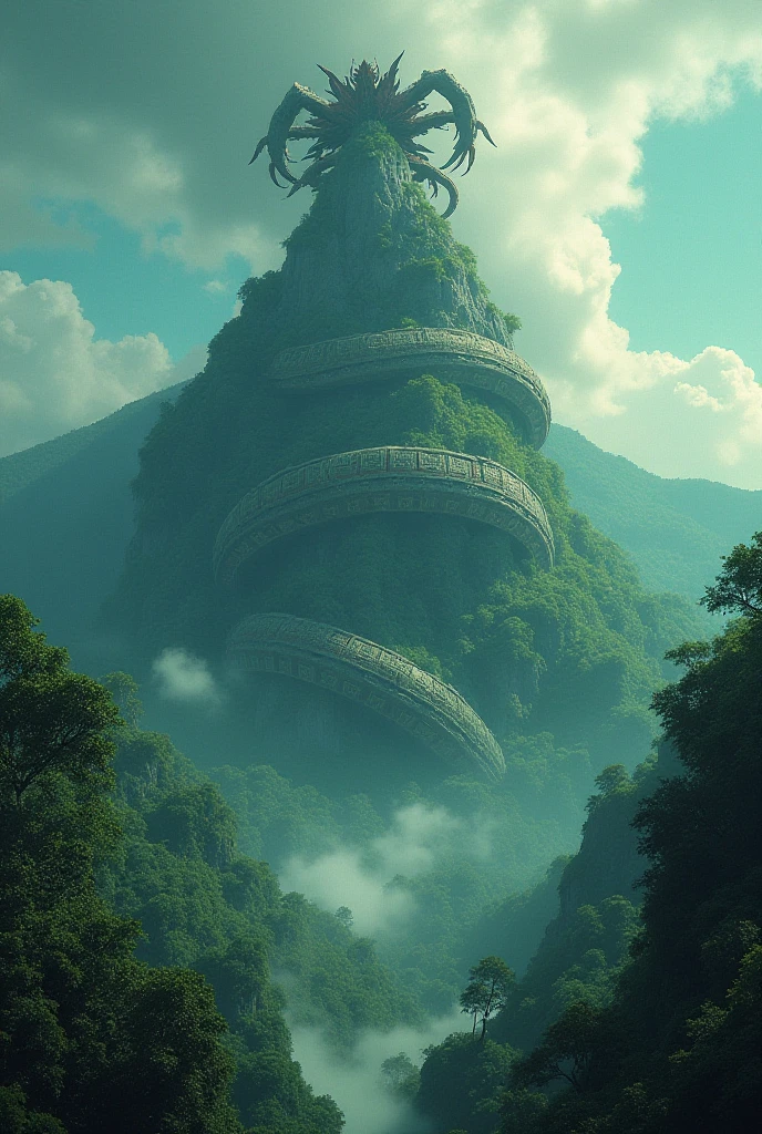 Mount Coatepec  ( the Snake Mountain),
