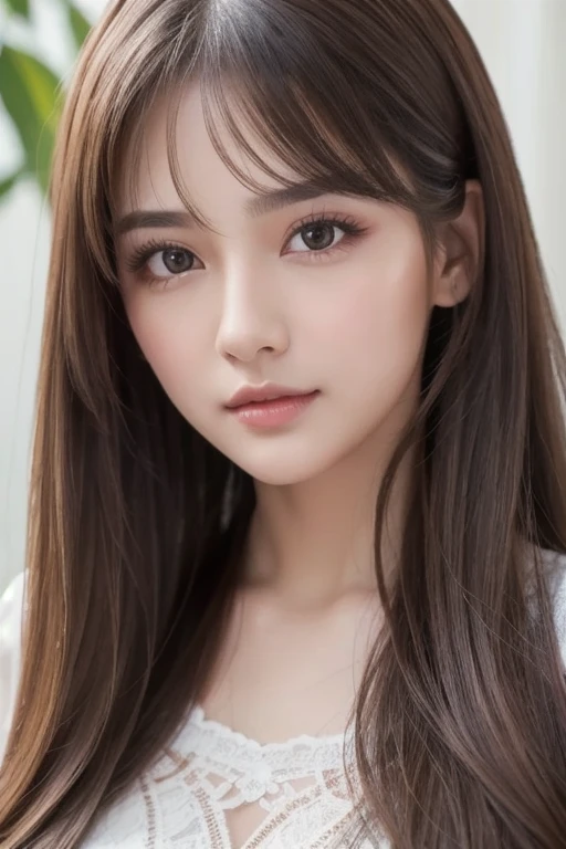 1 girl walking on the river, mix4, Sweaters, PILLOWS, Beautiful lips, Open_Mouth, Realistic, Photo_(Medium), Solo, plushies_animal, plushies_toy, teddy_a bear,(masutepiece),(Photorealistic:1.3), Ultra-detailed, (High detailed skin:1.2),(Best Quality:1.0), (超A high resolution:1.0), (ulzzang-6500:0.3), Wavy detailed hair, Long hair, Sunshine, (Beautiful detailed makeup), (sexually aroused blushing heavy breathing:1.0), Flower-themed petals strewn, (soft glow bloom:0.5)