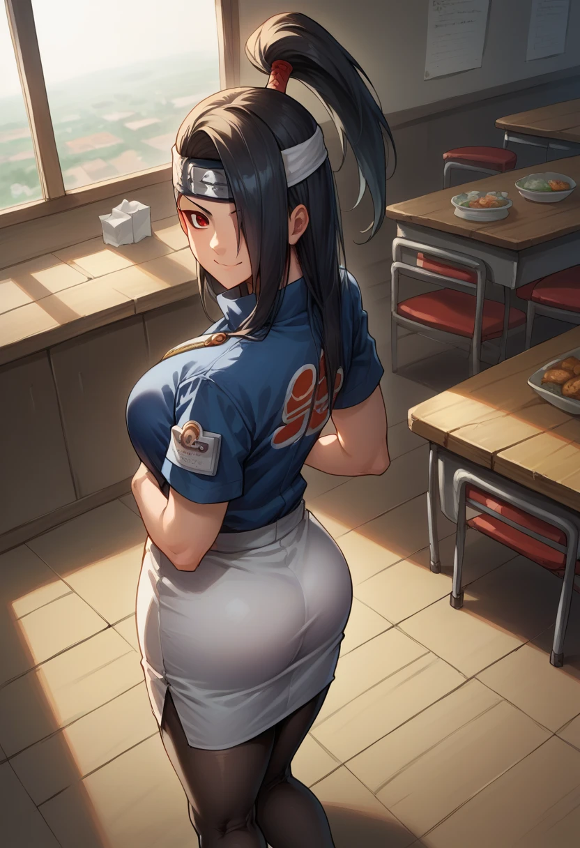 One Woman、One Man、The man is looking up her skirt、Beauty、Chinese Style Uniform、Chinese restaurant、A large number of guests、Lewd store clerk、restaurant clerk、Age 25、Looking down at the viewer, ponytail, Highest quality, Focus on the thighs, smile,panties、Plump thighs、Big Ass、Big 、 Black Hair,My thighs are steaming between the legs 、Sweaty knee-high socks、Angle from directly below、Waiting for cooking、apron、Triangle scarf、Carry dishes、Entice guests、Crotch、The customer is staring at her butt、My butt is grabbed、Feeling convulsions、Obscene sound effects、Naughty sound effects