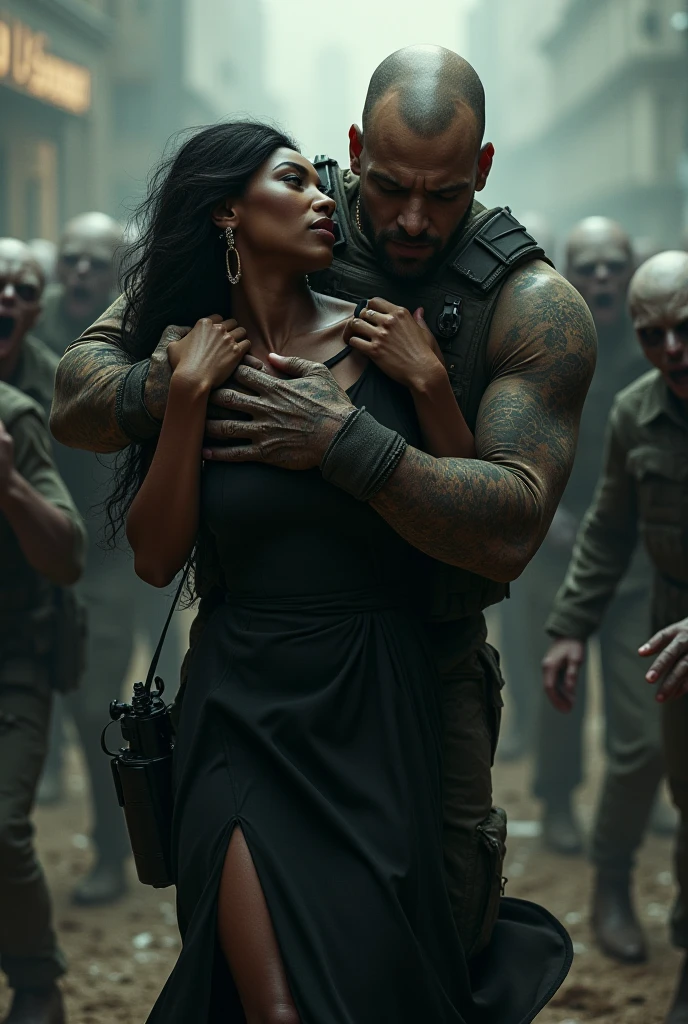 Echoes of the Past 2pac with beautiful woman horror War