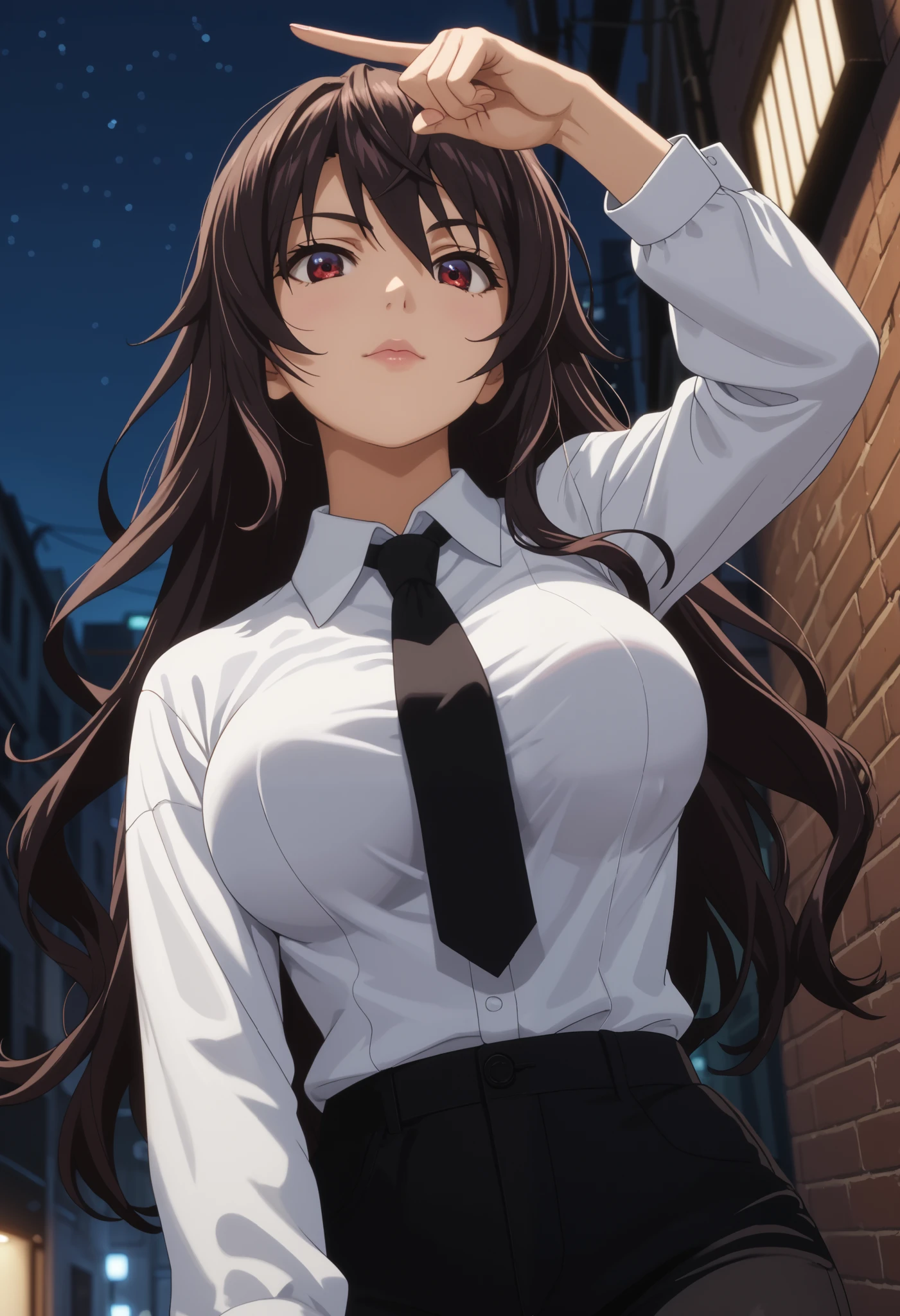 ((masterpiece)), (8k, high_resolution), (distinct_image), (best quality), (sunshine, face on light), (face on light:1.1), (meitantei conan (style), detecive conan (style), meitantei conan), solo, beautiful eyes and detailed face, ((1girl, solo)), medium breasts, wide hip, (abs:0.8), ((school uniform)), (ponytail), (blush, happy, happy smile, laughing), 