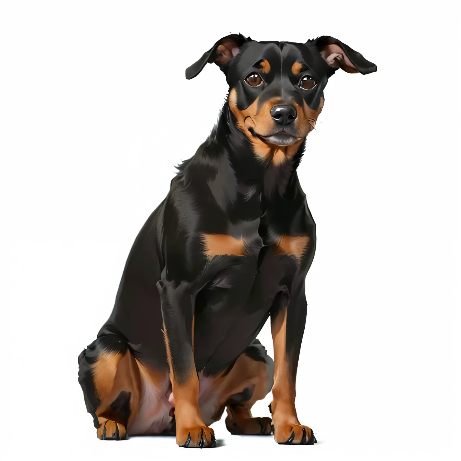 cachorro da boca preta