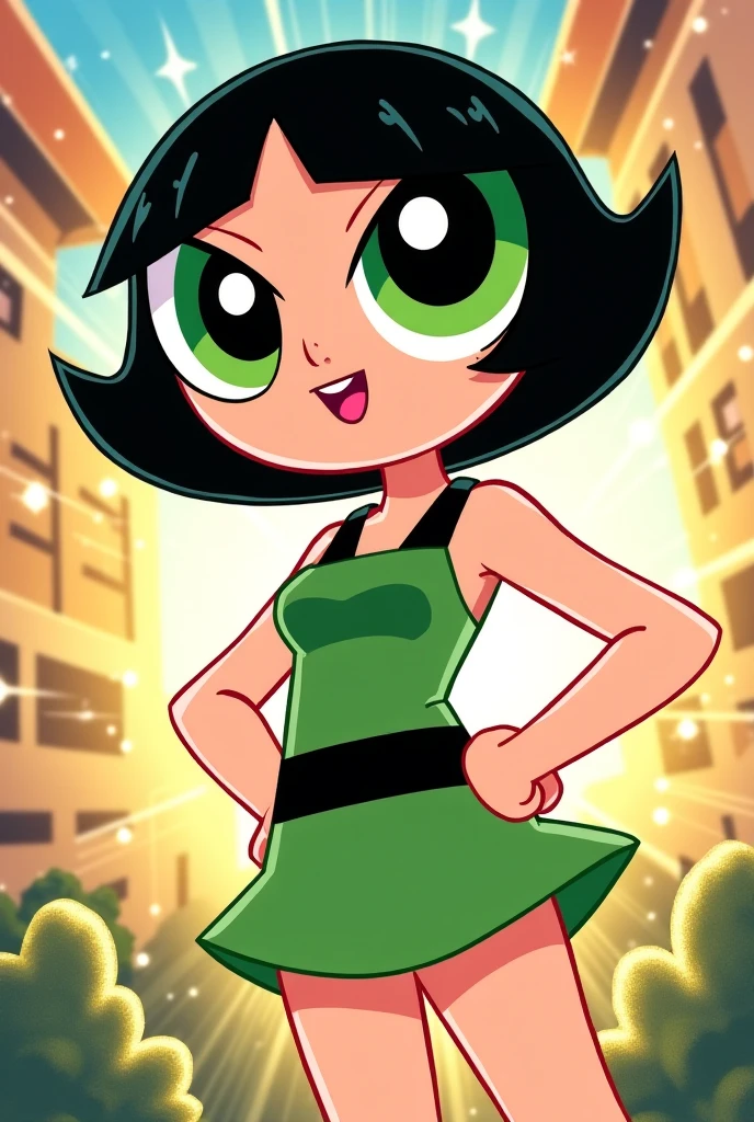 The Powerpuff Girls BelloTa With Green Eyes