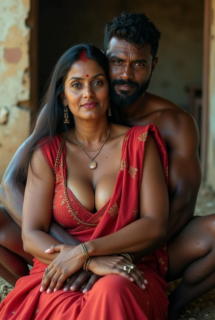 Pale skin Bun hair kurdish nude teen talking with a Indian man in house consistent fixed  