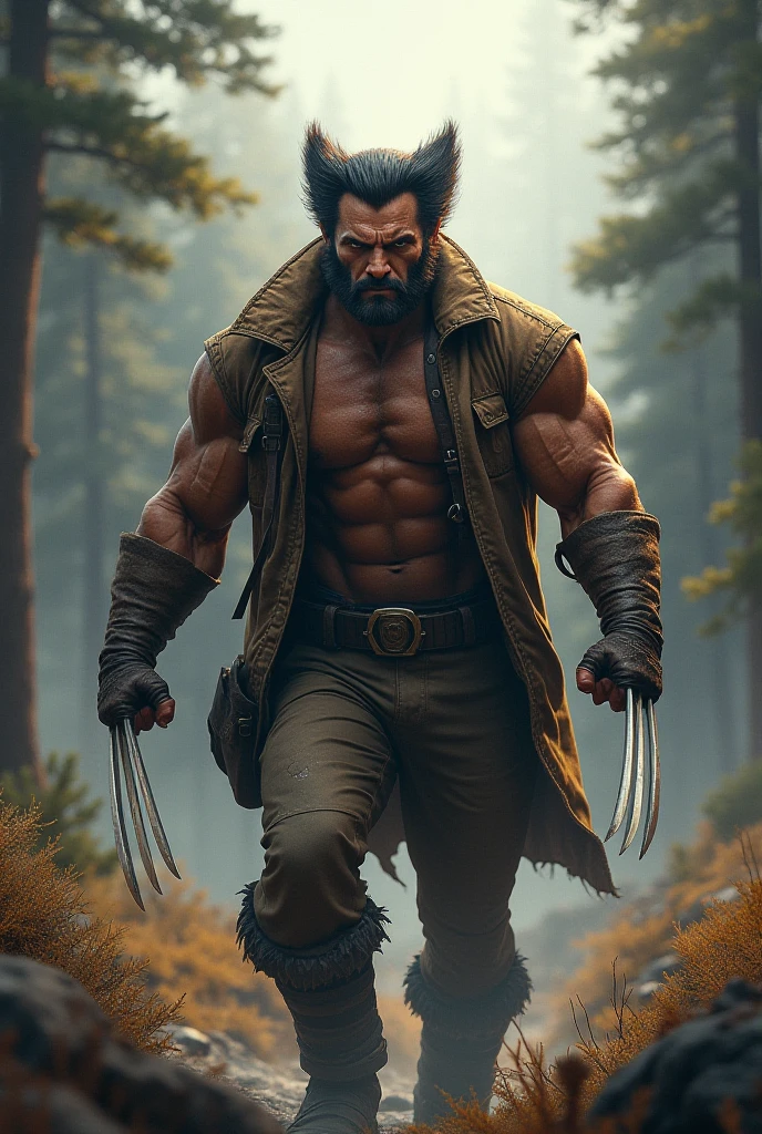 Naked Wolverine
