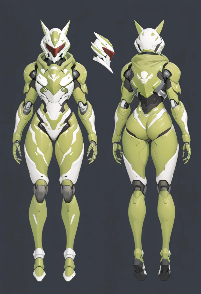 (GENERAL:0), mecha, robot, masterpiece, best quality, very aesthetic, absurdres, solo, standing,
(VIEWS:0),  full body character turnaround of mecha,
Multiple views of the same mecha,  (simple background, white background:1.2), multiple views, side view, back view, front view, 
sunglasses, goggles,
mask, helmet,
Clouded leopard\(animals\)ï¼
power armor\(Fallout\),
plate armor, power suit, alien,
android, cybersuit, upper armor, mechanical arms, machinery, prosthesis,
(bodyshape:0), Slender or lean body,
(clothing:0), (Floral Romper and Wedges:0.6), 
(white  
devil  theme character design:1.1),
 Alphonse Mucha Style page
 