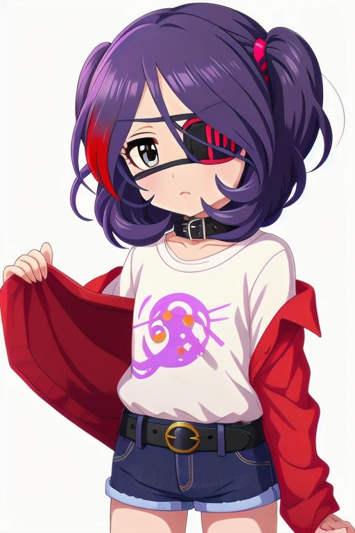 anime girl with glasses and a black and with index finger, black and hinata hyuga, akane owari danganronpa, anime moe artstyle, in manga style, junko enoshima, chiaki nanami from danganronpa, heavy gesture style closeup, rumiko, noire
