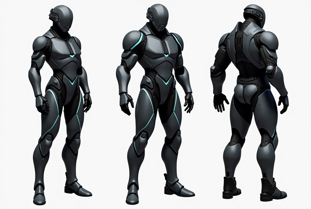 (((FULL BODY SUIT, WHICH DOES NOT SHOW ANY BODY OPENING INSIDE.))) 1boy, reference sheet, character design, front angle, side angle, rear angle, dynamic poses, (masterpiece:1.2), (best quality:1.3), (reference sheet:1.5) ((Best Quality, 8K, ultra-detailed, Masterpiece: 1.3)), 1boy, full body image, shiny skin, sharp, Perfect Body Beauty, realistic shaded perfect body, muscular male, huge and voluminous shoulders, shapely neck Big Breasts, chiseled abs, huge muscles, bodybuilder body, 300 lbs, (((back))) Broad back, shapely trapezius, toned deltoids, voluminous lats, (closed helmet, plain helmet, helmet with mask, expressionless male mask,:1.1), legs not too far apart, ("bodysuit, big bulge muscles ":1.2), ("leggins, armor":1.1), legs not too far apart, ("glove, armor":1.1 ), ("jet black armor":1.1), (techwear) (dynamic pose:1.1), thigh , battle field , (bulge focus:1.2), 3d, cartoon. (((FULL BODY SUIT, WHICH DOES NOT SHOW ANY BODY OPENING INSIDE.)))