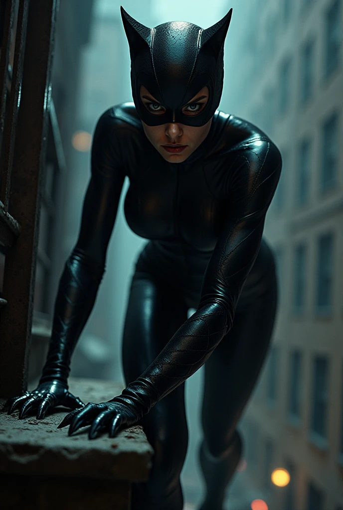 crawling on knees catwoman