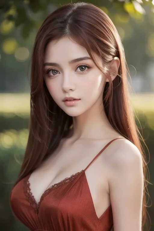 (8K, Best Quality, Masterpiece: 1.2), (Realistic, Photorealistic: 1.37), Super Detail, 1 Girl, Pretty, Solo, (Red Nose), (Smile: 1.15), (Mouth Closed) ) small breasts, beautiful eyes, (long hair: 1.2), floating hair Novafrog style, upper body