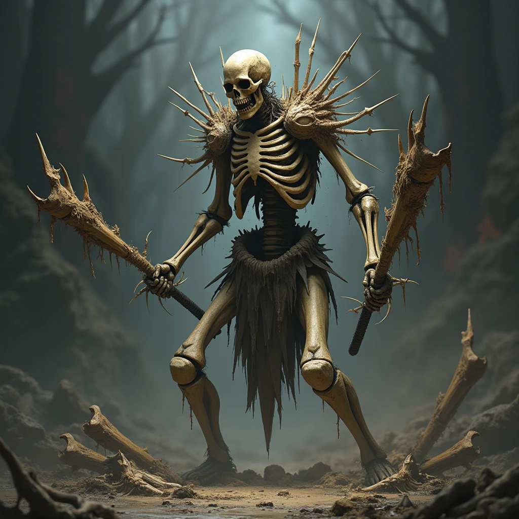 a close up of a zombie with a bloody face and a bloody face, undead lich, zombie in horror concept art, scary pose, skeletal with extra flesh, scary creature, 7 days to die zombie, horror concept art, skeleton - like creature, skeleton-like creature, undead. highly detailed, ghoul, skeleton , vecna from stranger things, evil zombie