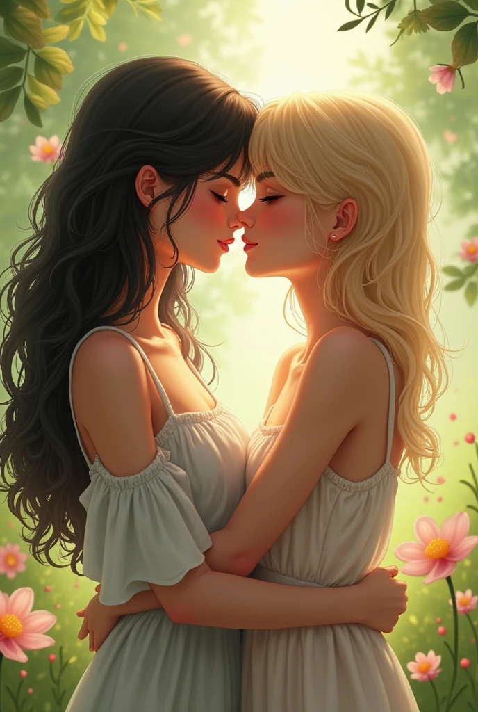 Naked lesbian women