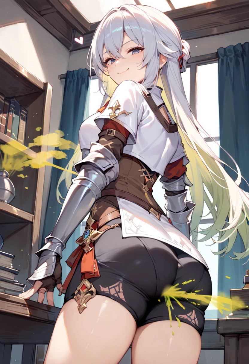 One girl, alone, masterpiece, Highest quality, Long sleeve, Large Breasts, smile, pantyhose, bianka durandal ataegina, Long Hair,back_arm_shibari, group sex, lots of little boys