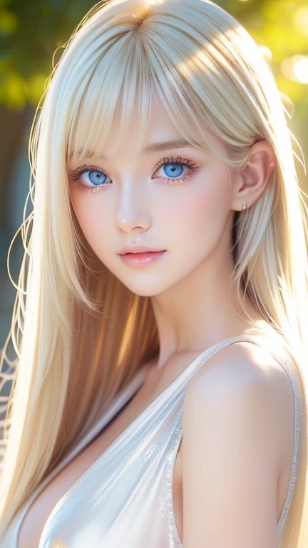 8k,Highest quality,The real picture,Intricate details,超A high resolution,Depth Field,Masseter muscle area,Natural soft light,Professional Lighting,1 girl,(cute:1.2),(Gothic Fashion),Bright expression,Young shiny glossy white glossy skin,The ultimate beauty,The ultimate beautiful blonde girl,The most beautiful platinum blonde hair in the world,Shiny light blonde hair,Long silky blonde hair,Shiny beautiful bangs,Sparkling, clear and attractive blue eyes,とても美しい素敵なcute1童顔の金髪の女の子、Blond hair blowing in the wind、Off the shoulder
