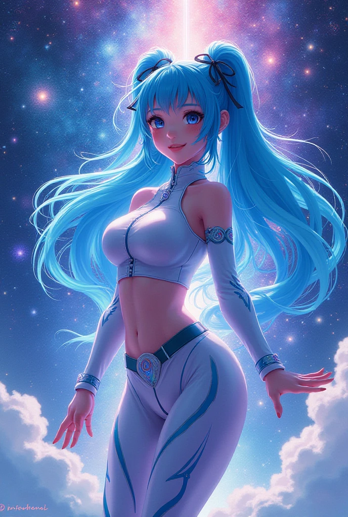 19 years old woman, standing in the clouds staring up as the stars, stars floating around her, brilliant colors, sexy body, ((huge tits)), large breasts, triple D cup breasts, perky breasts, perky , full lips, round buttocks, Slightly thick thighs, amazing swirls of cosmic dust, colorful vibrant, light particles, Create digital artwork in the Pop Art style, Featuring a vibrant and confident young Asian girl，street fashion (breast), Movie color scheme, Surrounded by vintage flower motifs, Vibrant brushstrokes,Emotions should be dynamic, Upper body, Drawing, illustration, escala cinza, tropical, Many flowers,