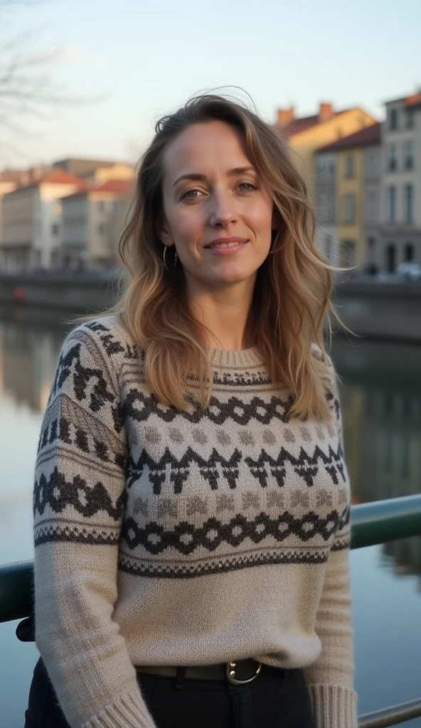 A stunning intricate full color portrait of (sks woman:1) in Moscow, at the Red Square with St. Basil's Cathedral in the background, wearing tanktop, epic character composition, sharp focus, natural lighting, subsurface scattering, f2, 35mm, film grain, , by Annie Leibovitz, <lora:locon_kimdickens_v1_from_v1_64_32:1>