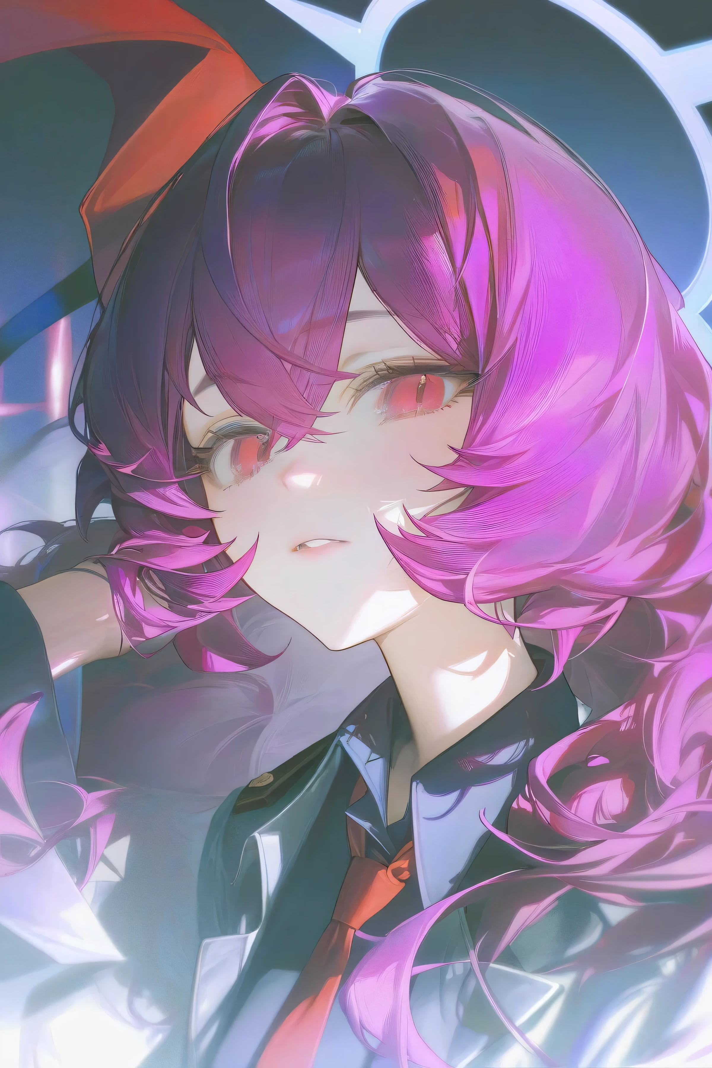 liduke:1.3,reoen:1.2,kyusoukyu:1.2,
iroha \(blue archive\),
red eyes,deep purple red hair,
(beautiful color,detailed,best quality,amazing quality,very aesthetic:1.5)