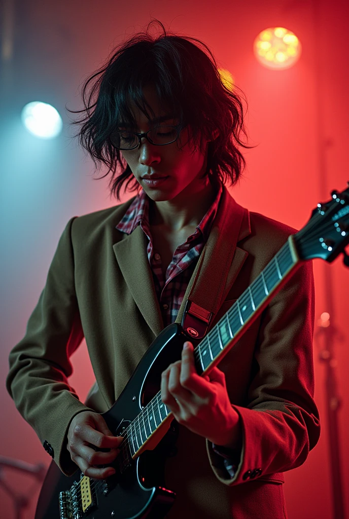 depict yojiro noda from ramwips member radwimps Japanese singer-songwriter and music producer having sex