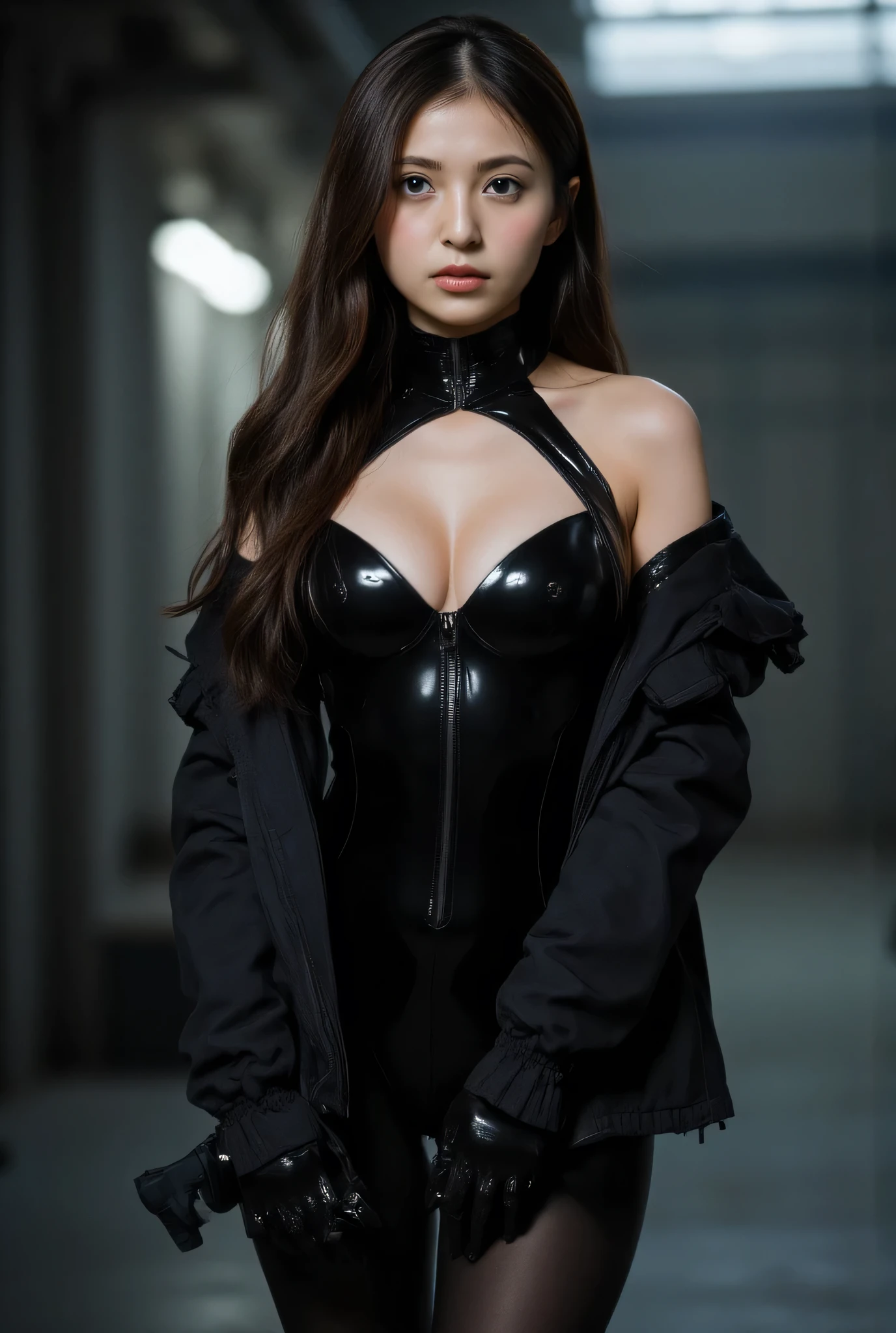 rubbersuit、huge tit