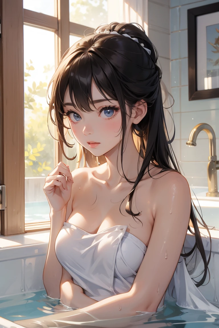 ((((, , perfect anatomy, anatomically correct, super detailed skin)))), 1 girl, japanese, ************, (detailed ultra-oily shiny skin:1.1), watching the view, (smile:1.2), 
beautiful hair, beautiful face, beautiful detailed eyes, (long hair:1.4, straight hair:1.7), parted bangs:1.5, light brown hair, (large breasts:0.8), 
beautiful clavicle, beautiful body, beautiful chest, beautiful thigh, beautiful legs, beautiful detailed fingers, five fingers, ****face, , topless, bottomless, 
(((naked towel))), 
(beautiful scenery), inside kitchen, walking, standing, 
(8k, top-quality, masterpiece​:1.2, extremely detailed), (photorealistic), beautiful art, visual art, depth of fields, cinematic lighting, ,