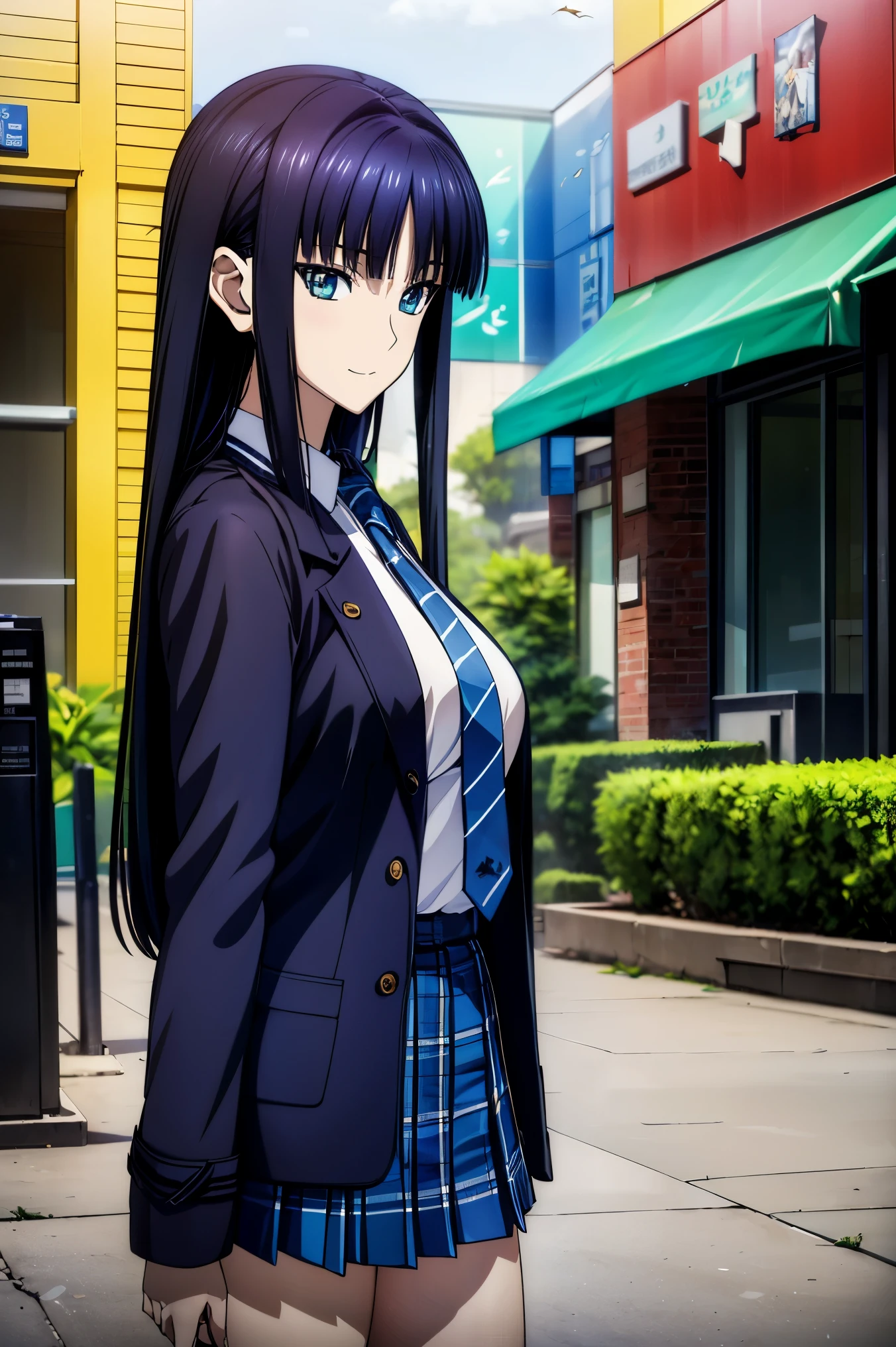 beautifulアニメ高校の女の子,(masterpiece:1.2, 最 High Quality ), ( realistic, photo realistic:1.4), beautifulイラスト, ( natural side lighting , Film script ), nsfw, viewers , cowboy shot, Front Map:0.6, 1 girl, Japanese , high school student from the sideの女の子, perfect face, beautiful髪, beautiful顔, beautiful and amazing eyes, beautiful鎖骨, beautiful体, Beautiful breasts , beautiful太もも, beautiful足, beautiful指 , ((( navy jacket ), light blue collared shirt , dark blue pleated vibrator in miniskirt , Black socks, Blue Tartan Ribbon Tie )), ( beautiful風景), evening , Riverside, walk, smooth anime cg art, 魅惑的な anime girl , Let's Make a Girl in a Long Coat , HD, more detailsなイラスト, high definition face , RAW photo, FILM GRAIN , standing , UHD and 8K Connection , 長い赤 purple hairと green eyesをした anime girl , Anime Moe Art Style , 若い anime girl の接写, smooth anime cg art, beautifulアニメの high school student from the sideの女の子, Anime Moe Art Style , シュールな high school student from the sideの女の子, anime girl , 魅力的な anime girl , シュールな high school student from the sideの女の子, Girl in Shiny Clothes , HD, CG Details , High Quality shadows, beautiful、delicate face、 Every Little Detail , ディテール beautiful DELICATE EYES FULL OF DECISION,break( High definition 8K wallpapers ),(高度に CG Details 8kの壁紙),Makima ( Chainsaw Man),Scathach (destiny/ grand order required ),Reika Shimohira , HD, とても繊細で beautifulCGイラスト,最 High Quality , realistic Feeling , realistic fabric, realistic texture,((( debris flies))), (((最 High Quality ))),8k,At 32k,masterpiece, beautiful and charming anime woman , supermarket, more details, HD,シュールな high school student from the sideの女の子,masterpiece, 最 High Quality , High Quality , freshness, High Quality texture, High Quality shadow, high detail, sex, 1 girl, high school student from the side,Alone,I,Alone,Alone, ADULT BIB , beautiful長い脚, Beautiful breasts , beautiful太もも, Tight Legs , beautiful leg line , Thin Waist at an Unmanned Bar ,Mature body girl,Big Breasts, Beautiful breasts ,reddish purple hair, purple hair, BLACK CURRANT HAIR , charming anime girl , Colorful Hair , straight hair with four,shy smile,幸せそうなsmile, Brilliant Appearance ,cute smile,Cool Beauty, beautiful女性, handsome face , beautiful写実性, Attractive figure , enchanting face , Calm Look , beautiful髪,smile, colorful eyes , green eyes,Jade Eyes, beautiful目, bright eyes, DELICATE EYES FULL OF DECISION, Jewel Eyes ,Jade Eyes,( green eyes:1.5), attractive face ,8 heads,:171cm,彼女は首に necklace 身に着けています, necklace ,beaded necklace ,Magatama Accessories,smile, green eyes, Green Iris ,