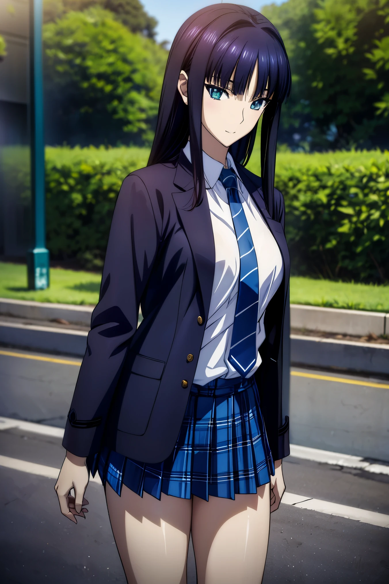 beautifulアニメ高校の女の子,(masterpiece:1.2, 最 High Quality ), ( realistic, photo realistic:1.4), beautifulイラスト, ( natural side lighting , Film script ), nsfw, viewers , cowboy shot, Front Map:0.6, 1 girl, Japanese , high school student from the sideの女の子, perfect face, beautiful髪, beautiful顔, beautiful and amazing eyes, beautiful鎖骨, beautiful体, Beautiful breasts , beautiful太もも, beautiful足, beautiful指 , ((( navy jacket ), light blue collared shirt , dark blue pleated vibrator in miniskirt , Black socks, Blue Tartan Ribbon Tie )), ( beautiful風景), evening , Riverside, walk, smooth anime cg art, 魅惑的な anime girl , Let's Make a Girl in a Long Coat , HD, more detailsなイラスト, high definition face , RAW photo, FILM GRAIN , standing , UHD and 8K Connection , 長い赤 purple hairと green eyesをした anime girl , Anime Moe Art Style , 若い anime girl の接写, smooth anime cg art, beautifulアニメの high school student from the sideの女の子, Anime Moe Art Style , シュールな high school student from the sideの女の子, anime girl , 魅力的な anime girl , シュールな high school student from the sideの女の子, Girl in Shiny Clothes , HD, CG Details , High Quality shadows, beautiful、delicate face、 Every Little Detail , ディテール beautiful DELICATE EYES FULL OF DECISION,break( High definition 8K wallpapers ),(高度に CG Details 8kの壁紙),Makima ( Chainsaw Man),Scathach (destiny/ grand order required ),Reika Shimohira , HD, とても繊細で beautifulCGイラスト,最 High Quality , realistic Feeling , realistic fabric, realistic texture,((( debris flies))), (((最 High Quality ))),8k,At 32k,masterpiece, beautiful and charming anime woman , supermarket, more details, HD,シュールな high school student from the sideの女の子,masterpiece, 最 High Quality , High Quality , freshness, High Quality texture, High Quality shadow, high detail, sex, 1 girl, high school student from the side,Alone,I,Alone,Alone, ADULT BIB , beautiful長い脚, Beautiful breasts , beautiful太もも, Tight Legs , beautiful leg line , Thin Waist at an Unmanned Bar ,Mature body girl,Big Breasts, Beautiful breasts ,reddish purple hair, purple hair, BLACK CURRANT HAIR , charming anime girl , Colorful Hair , straight hair with four,shy smile,幸せそうなsmile, Brilliant Appearance ,cute smile,Cool Beauty, beautiful女性, handsome face , beautiful写実性, Attractive figure , enchanting face , Calm Look , beautiful髪,smile, colorful eyes , green eyes,Jade Eyes, beautiful目, bright eyes, DELICATE EYES FULL OF DECISION, Jewel Eyes ,Jade Eyes,( green eyes:1.5), attractive face ,8 heads,:171cm,彼女は首に necklace 身に着けています, necklace ,beaded necklace ,Magatama Accessories,smile, green eyes, Green Iris ,