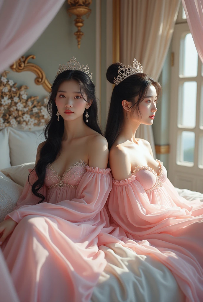 Best quality, masterpiece, super high resolution, (fidelity: 1.4), original photo, 1girl, pink off-the-shoulder, cinematic lighting, a character map