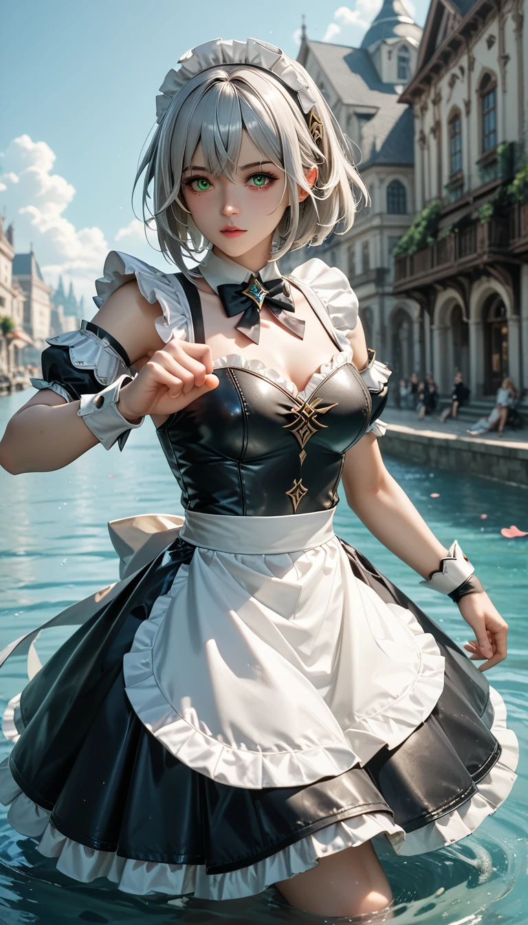 (8k), (best quality), masterpiece, (realistic:1.2), (High detail RAW color photo),(photorealistic:1.37), ultra-detailed,{best quality}, {{masterpiece}}, {highres}, {an extremely delicate and beautiful}, original, extremely detailed wallpaper,( huge breast),detail hands,ribbon_choker,wet china dress,covering breasts,<lora:hanfu_v28:0.9>,hanstyle,hanfu,wet,rain,take a shower,wet clothes,wet body,wet hair,water,in the rain,tattoo,realistic lighting,leg_garter,thighband pantyhose,  <lora:2bCosplayYorhaUnitNo2_v10:0.9>RAW photo of a 1girl 2B, (short white hair:1.2), slavic appearance, (black-white dress:1.4)