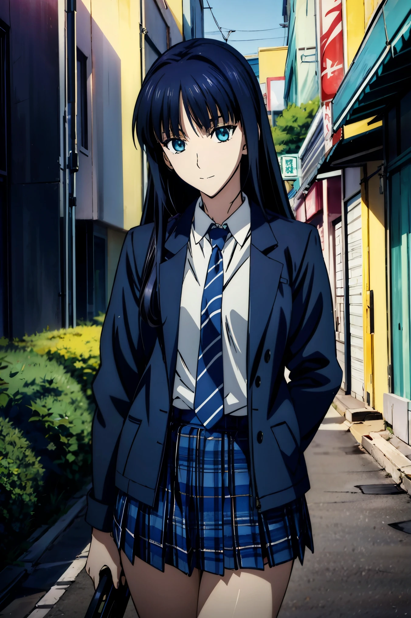 beautifulアニメ高校の女の子,(masterpiece:1.2, 最 High Quality ), ( realistic, photo realistic:1.4), beautifulイラスト, ( natural side lighting , Film script ), nsfw, viewers , cowboy shot, Front Map:0.6, 1 girl, Japanese , high school student from the sideの女の子, perfect face, beautiful髪, beautiful顔, beautiful and amazing eyes, beautiful鎖骨, beautiful体, Beautiful breasts , beautiful太もも, beautiful足, beautiful指 , ((( navy jacket ), light blue collared shirt , dark blue pleated vibrator in miniskirt , Black socks, Blue Tartan Ribbon Tie )), ( beautiful風景), evening , Riverside, walk, smooth anime cg art, 魅惑的な anime girl , Let's Make a Girl in a Long Coat , HD, more detailsなイラスト, high definition face , RAW photo, FILM GRAIN , standing , UHD and 8K Connection , 長い赤 purple hairと green eyesをした anime girl , Anime Moe Art Style , 若い anime girl の接写, smooth anime cg art, beautifulアニメの high school student from the sideの女の子, Anime Moe Art Style , シュールな high school student from the sideの女の子, anime girl , 魅力的な anime girl , シュールな high school student from the sideの女の子, Girl in Shiny Clothes , HD, CG Details , High Quality shadows, beautiful、delicate face、 Every Little Detail , ディテール beautiful DELICATE EYES FULL OF DECISION,break( High definition 8K wallpapers ),(高度に CG Details 8kの壁紙),Makima ( Chainsaw Man),Scathach (destiny/ grand order required ),Reika Shimohira , HD, とても繊細で beautifulCGイラスト,最 High Quality , realistic Feeling , realistic fabric, realistic texture,((( debris flies))), (((最 High Quality ))),8k,At 32k,masterpiece, beautiful and charming anime woman , supermarket, more details, HD,シュールな high school student from the sideの女の子,masterpiece, 最 High Quality , High Quality , freshness, High Quality texture, High Quality shadow, high detail, sex, 1 girl, high school student from the side,Alone,I,Alone,Alone, ADULT BIB , beautiful長い脚, Beautiful breasts , beautiful太もも, Tight Legs , beautiful leg line , Thin Waist at an Unmanned Bar ,Mature body girl,Big Breasts, Beautiful breasts ,reddish purple hair, purple hair, BLACK CURRANT HAIR , charming anime girl , Colorful Hair , straight hair with four,shy smile,幸せそうなsmile, Brilliant Appearance ,cute smile,Cool Beauty, beautiful女性, handsome face , beautiful写実性, Attractive figure , enchanting face , Calm Look , beautiful髪,smile, colorful eyes , green eyes,Jade Eyes, beautiful目, bright eyes, DELICATE EYES FULL OF DECISION, Jewel Eyes ,Jade Eyes,( green eyes:1.5), attractive face ,8 heads,:171cm,彼女は首に necklace 身に着けています, necklace ,beaded necklace ,Magatama Accessories,smile, green eyes, Green Iris ,