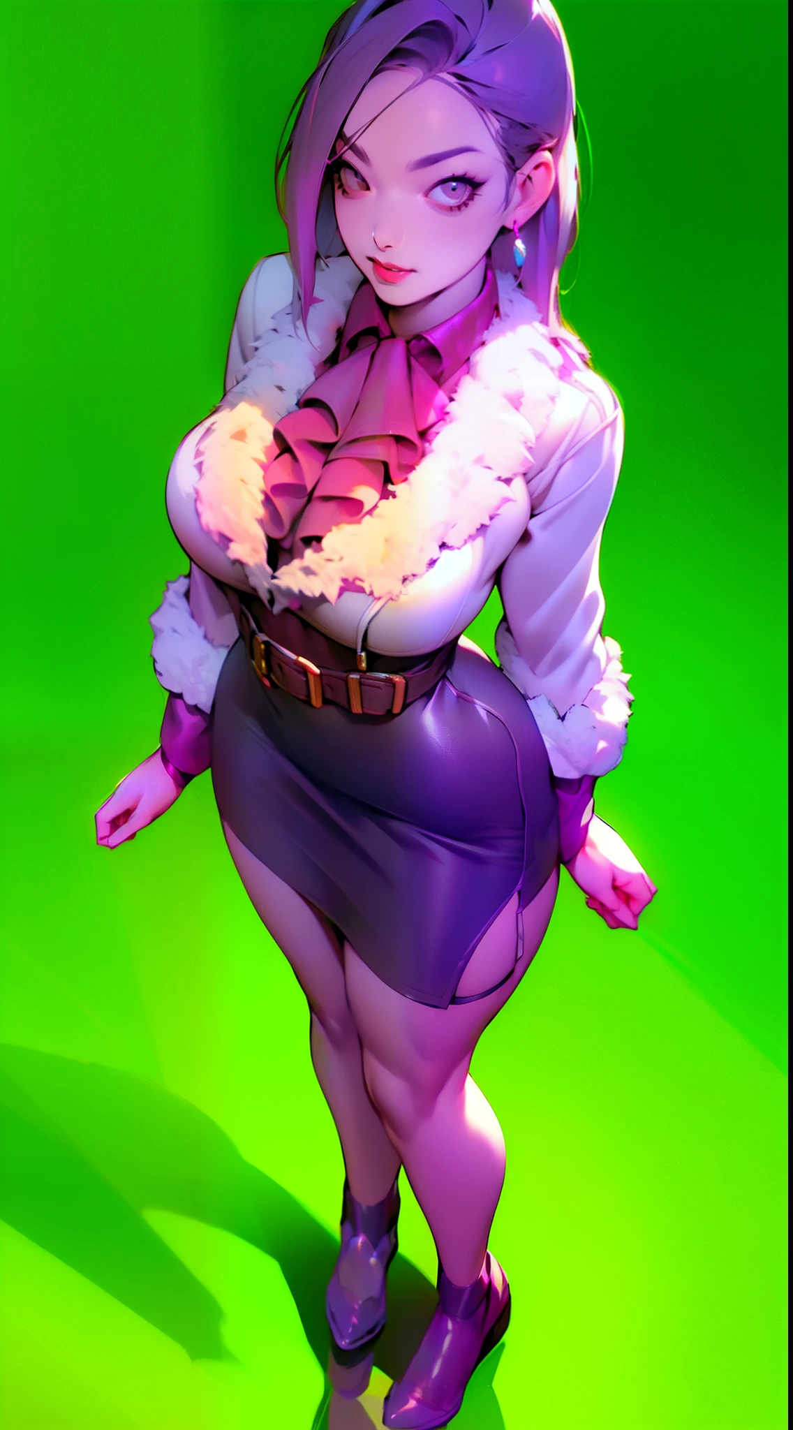 1 , yun jin lee personagem do jogo dead by daylight, Yun Jin Lee sobrevivente, Dead by Daylight ultra preciso detalhado, Vista traseira, perfil Brilho, Obra-prima, Melhor qualidade, cabelo lilaz, Photorealistic style, Instagram pic, selfie, ((Full body)), large almond eyes, sexy uniform, detailed skin, enormeous breast)) ((curvy muscular body)) muscled sexy, realistic detailed, excited, depth of field, reflection light, god rays, social media composition, cowboy shot, wide shot, from above, f/1.8, 85mm, Nikon, 16k, masterpiece, high details, high quality, highres, wallpaper, correção dos olhos, correção de postura, correção de pose , 24-year-old female, long legs,sexy ,exaggeratedly short dress ,long sleeves, ultra black dress ,semi-exposed thighs ,(hips:1,62)