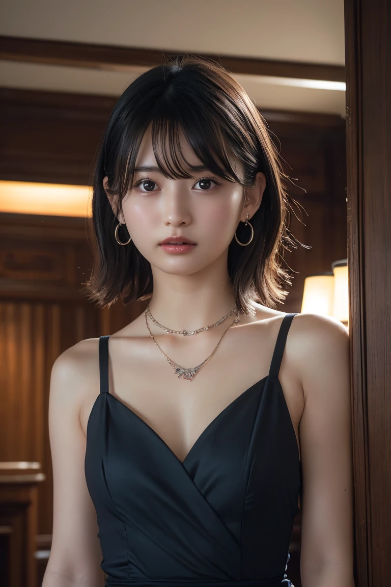 (Upper body naked, Bold wear, thin, Sleeveless soccer team uniform:1.5),
(very good, Chest is taut, Your breasts are clearly visible,Beautiful bare legs:1.5),
((She is sitting on the sofa with her legs stretched out, I&#39;I&#39;m going to have sex with her now, She leans forward、Press your chest against him, She presses her breasts against I, She puts her lips close to mine and seduces me, Her face is&#39;It is very cute :1.3)),
((22 years old, Beautiful female college student, naughty lips, Open your lips a little:1.4)),
((Small breasts, Flat Chest:1.2)),
((Luxury nightclub in Ginza, Box seats, Complete darkness:1.4)),

Eye focus, Narrow shoulders, Beautiful clavicle, length, Thin arms, Thin legs, The back of the hand is beautiful and feminine, Slim figure, Soft belly, Tight waist, Highly detailed face, super detailed breasts, Ultra-detailed skin, Fair skin, Shiny skin, Ultra-detailed lips, Fuller lips, Glossy pink lips, Blushed, White teeth, Beautiful actress makeup, Annuit Makeup, Pink lipstick, Dark brown hair, Delicate and soft hair, (Let your hair down, Fluffy short bob:1.2), (Sweep your bangs to the side:1.2), (Stylish earrings,necklace:1.2),
