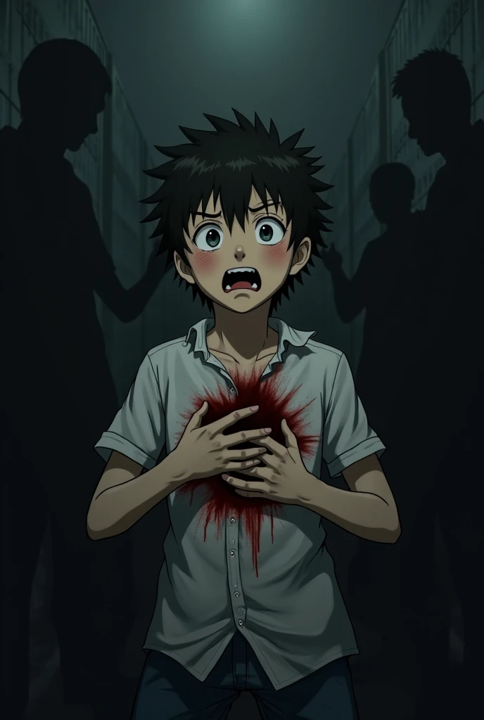 He was afflicted with a mysterious illness.、High school boys、Dripping saliva