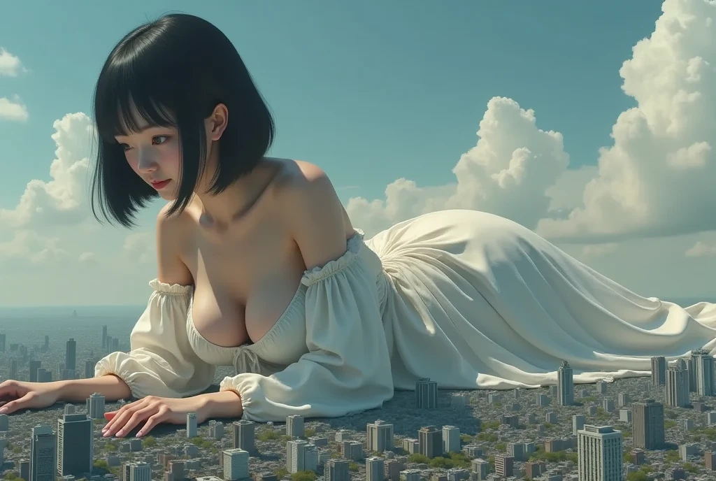 Cloudless mountainside、No bra strings required