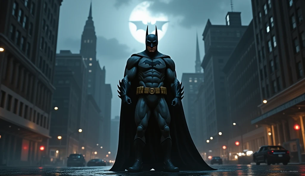 batman、a moon