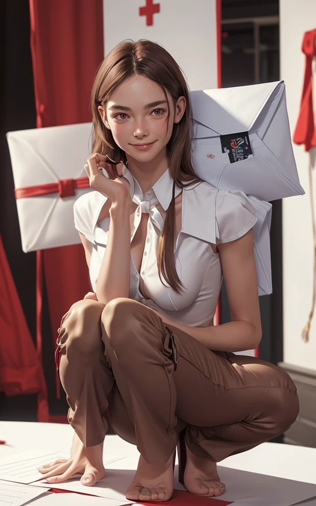 hot girl, hidden with a sticker