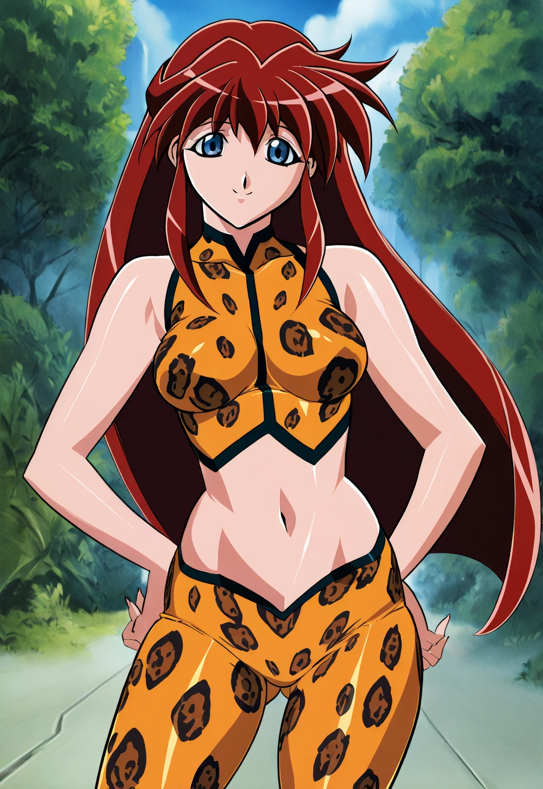 score_9, score_8_up, score_7_up, score_6_up, score_5_up, score_4_upsource_furry, a female anthro fluffy, 1girl, solo, female, furry, anthro, fluffy tail, small breasts, tiger, striped fur, yellow eyes, anthro, flora-twokinds, blush, smile, looking at viewer, sexy pose, on bed, spreading legs, lace black underwear, lace black bra, (white stockings:1.2),