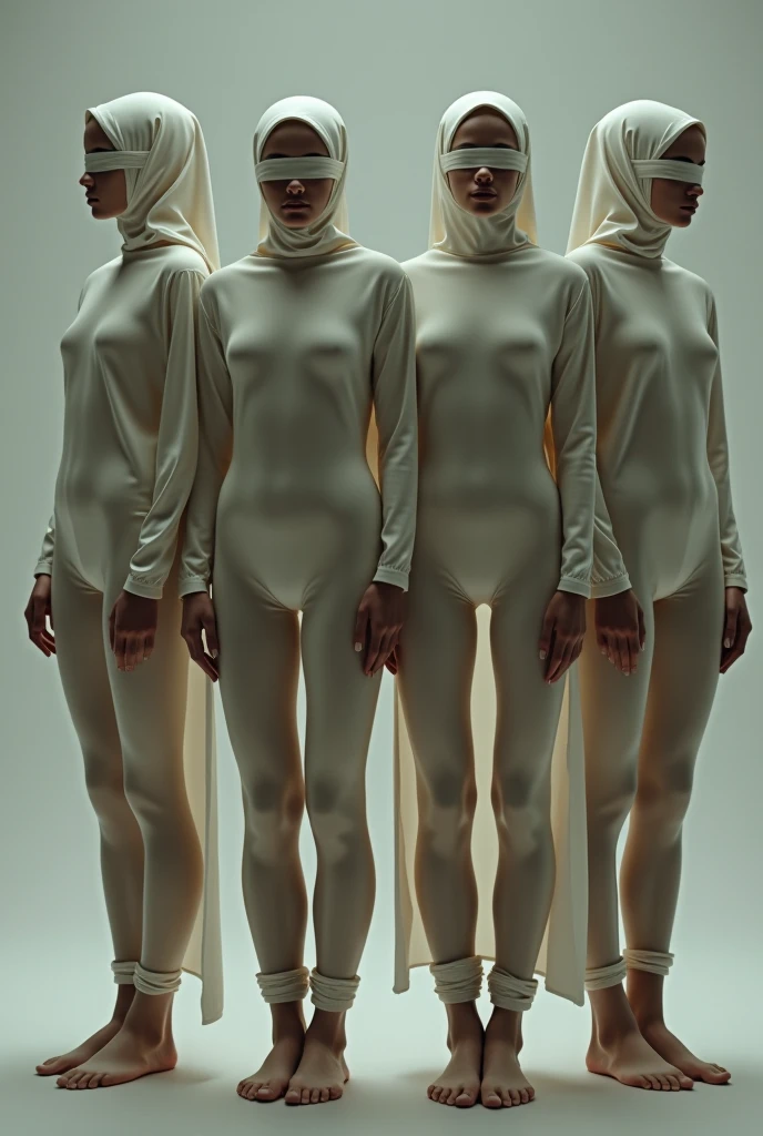 the 3 beautiful and thest Chinese adult girl with beautiful cheeks wears white leopard print lycra footed turtleneck unitard catsuit covered with leopard patterns.She always wear white leopard print lycra elastane stretchy dancewear hijab-like zentai hood.She is take part for contortion.She is my beautiful contortionist in the world.