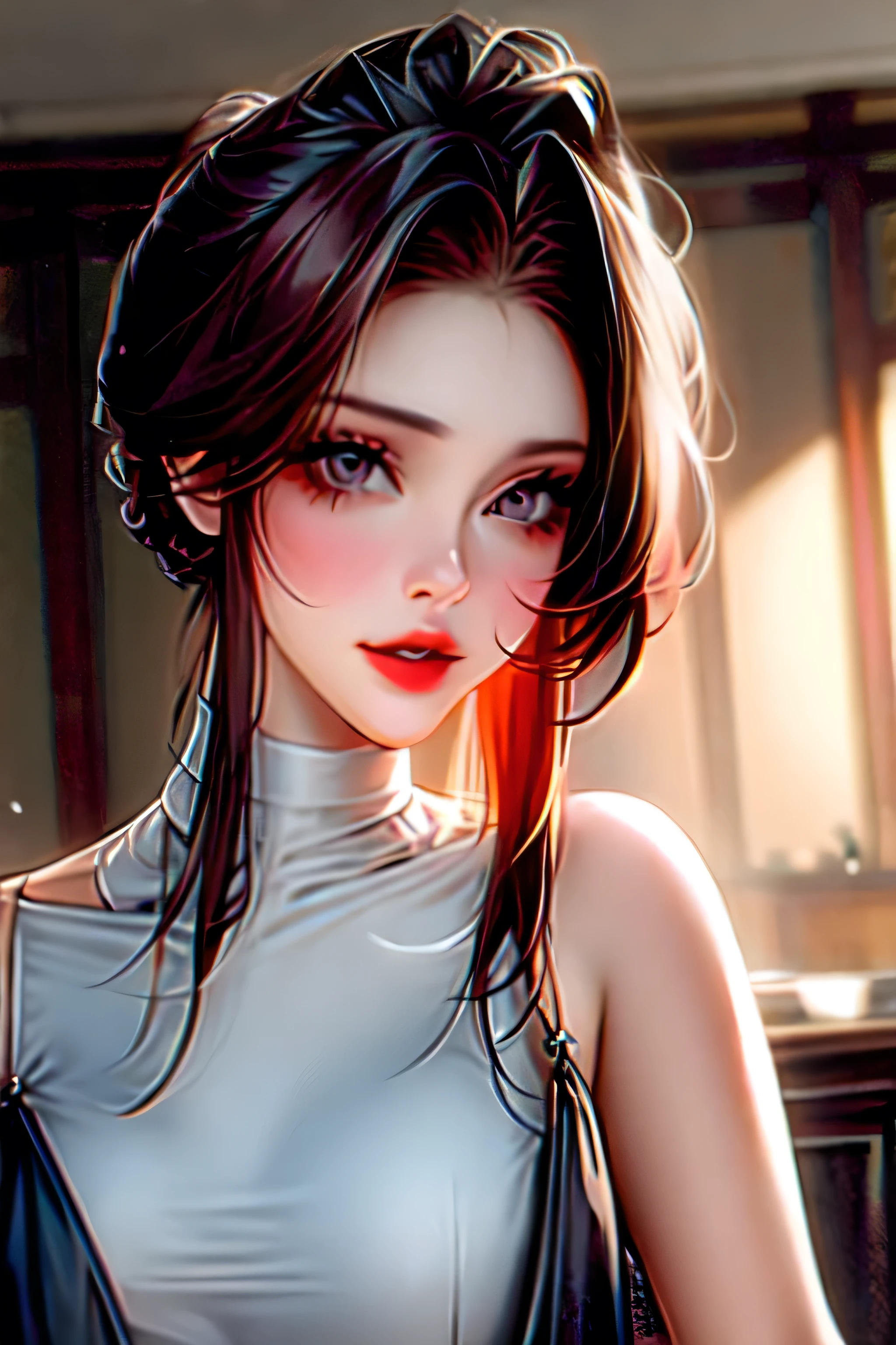(( best quality )), ((Masterpiece)), ( Details), 1 GIRL, sexy,(( Masterpiece )), ( Details), ((masterpiece)), ( Details),First Person, Be beautiful , Supreme beauty, Seductively,