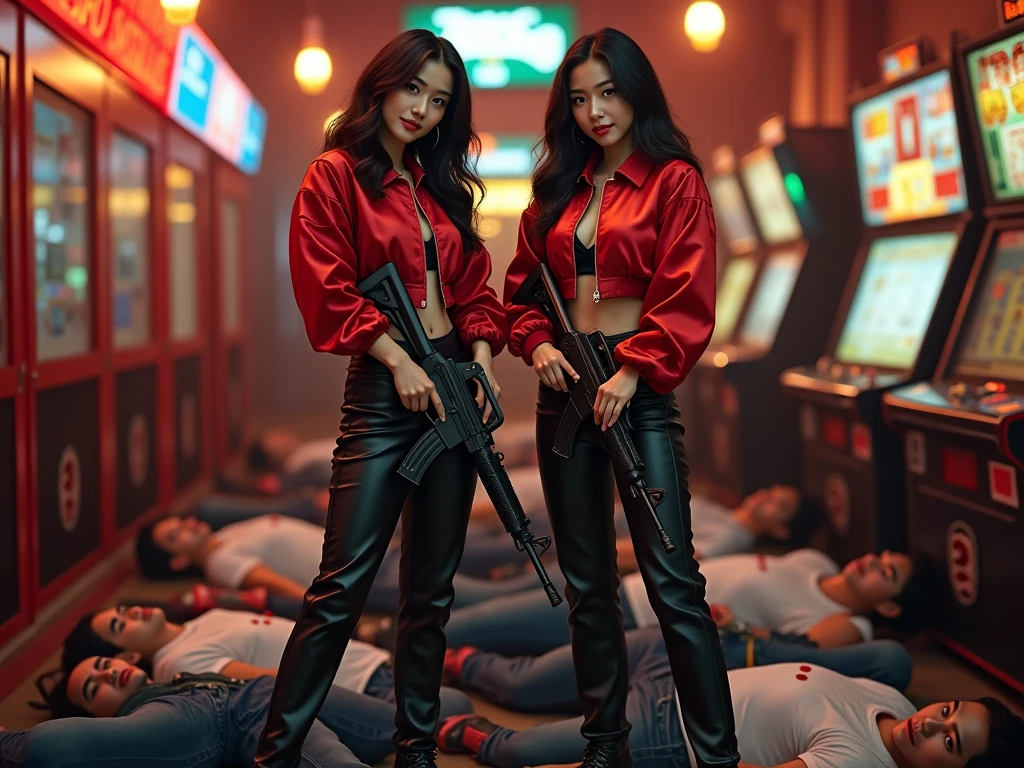 best quality, ultra high res, (photorealistic:1.4), unique faces, pretty girl, bra shirt, black tight skirt, black choker, (faded ash gray hair:1), medium breasts, looking at viewer, closeup, (pretty face) , (pose girls) , (RAW photo, best quality,high quality,highres), (realistic, photo-realistic), ultra-detailed, (front lighting).
