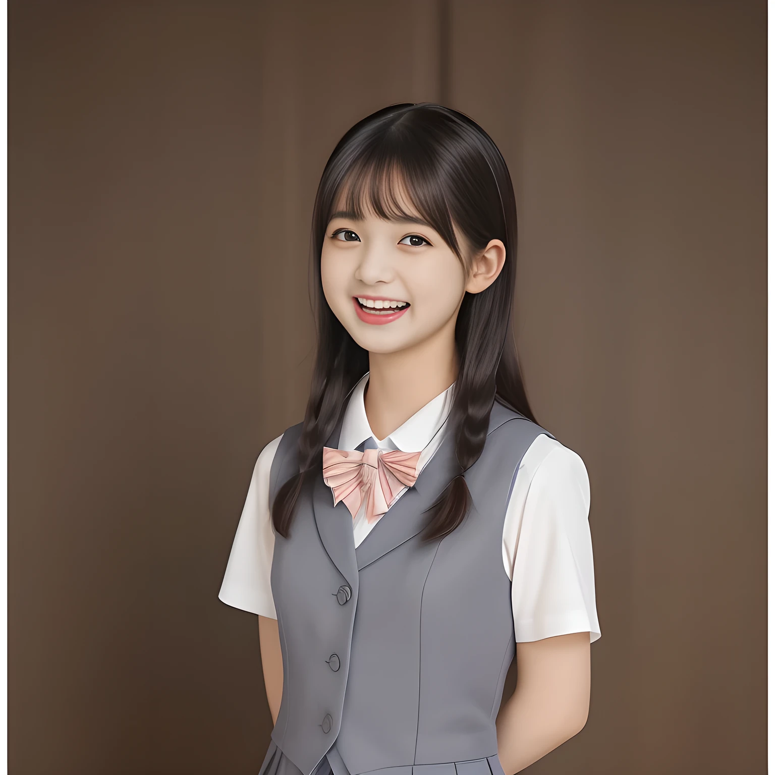 There Is A Young Girl Wearing A School Uniform And A Bow Tie SeaArt AI there-is-a-young-girl-wearing-a-school-uniform-and-a-bow-tie-seaart-ai