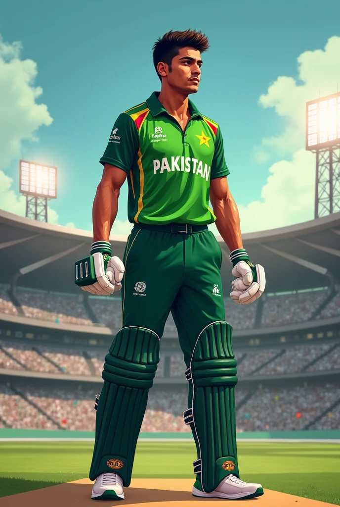 Virat kholi playing as Pakistani player