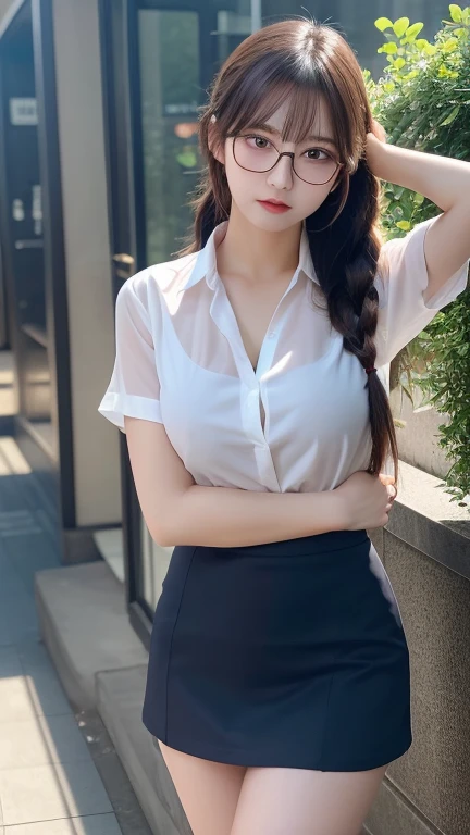 there is a woman with gigantic breast in a standing In the rain, Wet shirt, see through, black underwear, pretty girl standing In the rain, หลังrainและไม่มีสาวๆ, rain, young woman wearing uniform, In the rain, Thai girl, rain award winning photo, school girl, หลังrain, rain!, ในตอนเย็นระหว่างrain, Wet from the rain, rainเปียก, rain portrait, Beautiful and smiling, Masterpiece, best quality:1.2),,(8K,height,raw image,realistic,photo-realistic:1.3),(Fine texture,Fine fabric,Beautifully detailed face:1.25),professional lighting,Photon mapping,beautiful soft light,Radiation,Physical rendering,Ray tracing, Modeling style, Modeling style, (วอลล์เปเปอร์ CG unity 8K ที่มีรายละเอียดมาก), Full-length photos of the most beautiful works of art in the world,