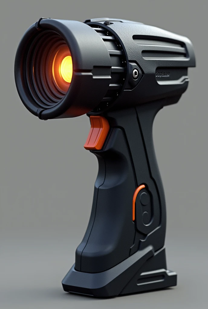 black turbo gun torch with a mini shield at the front that is round, a bit like Captain America's, so you can't be hit by sparks as a sellable product
