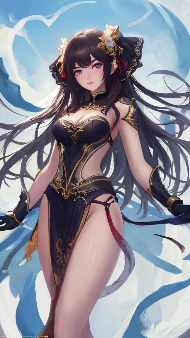 美しい衣装を着た中国の女神がIs peeing,(masterpiece, Highest quality, Highest quality, Official Art, beautifully、aesthetic:1.2), (One person), Very detailed, (Fractal Art:1.3), colorful, Most detailed, Perfect Face, Upper Body, High resolution, Impressive visuals, Vibrant colors, Black Hair,Long Hair,Swept-apart bangs,Is peeing,Beautiful pussy,Showing off your crotch